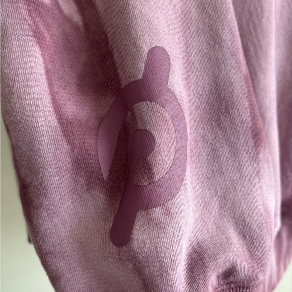 Peleton Spiritual Gangster Sweatshirt purple tie dye sz XS - Picture 4 of 10